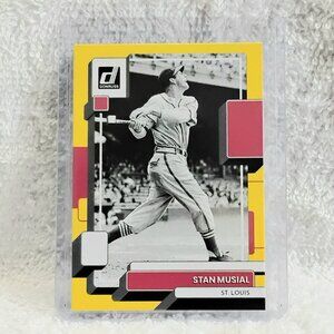5/$20 Mint 2022 Donruss Stan Musial Yellow MLB Card 223!!
